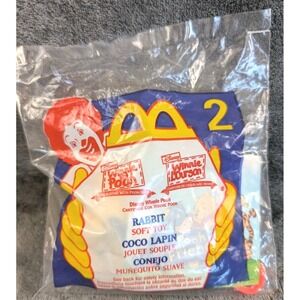 1999 McDonald's‎ Disney Winnie the Pooh Rabbit Plush Toy #2 – New Sealed Bag